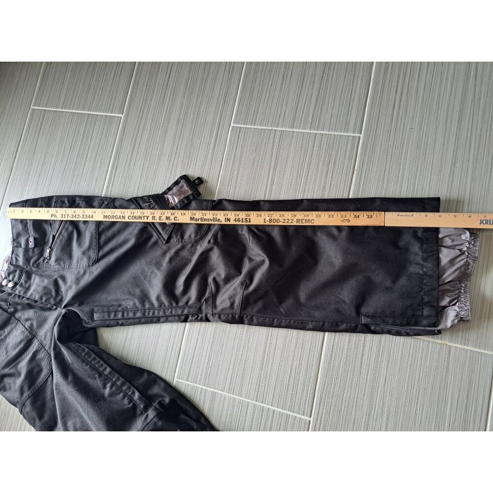 Burton Women's Medium Black Cargo Ski Snowboard Pants Waterproof Adjustable - Picture 10 of 11